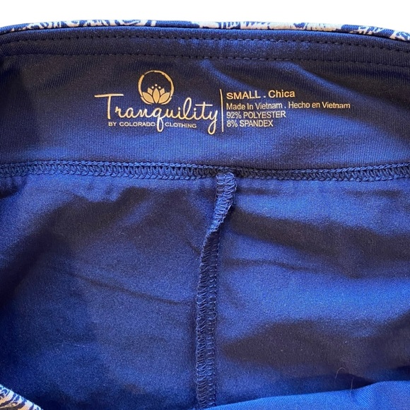 Tranquility Blue&White Tennis Pickleball Shorts Skirt Mini Excellent Condition! - Picture 4 of 10